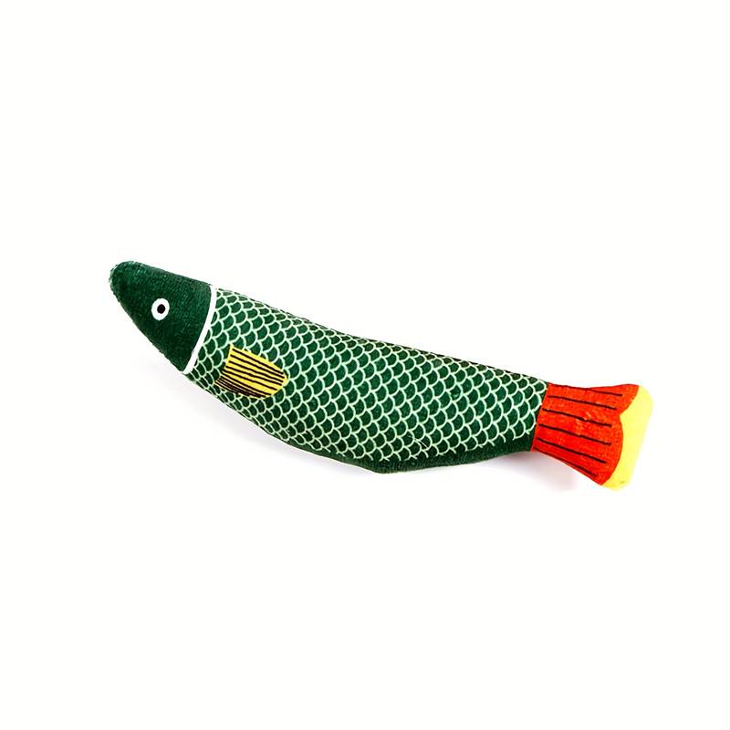 Smarty Pet Catnip Plush Design Fish With Phoenix Tail Toy