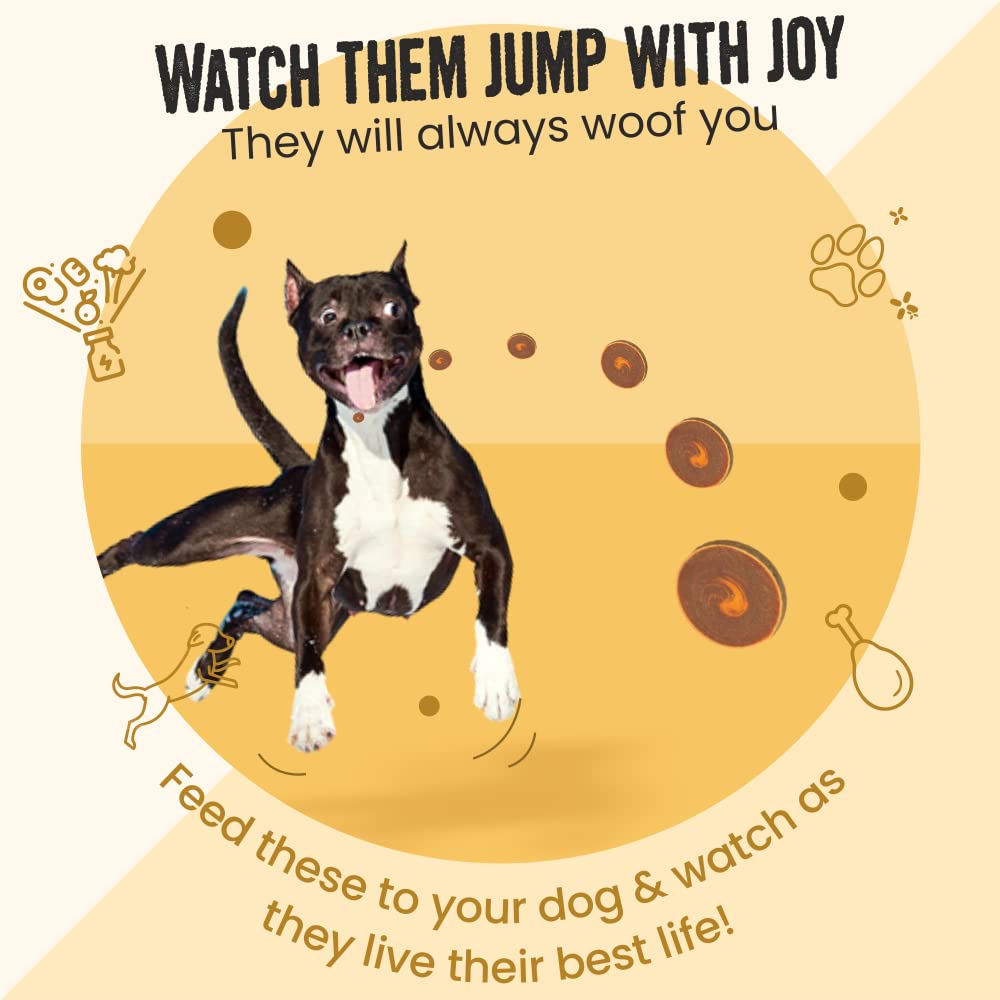 Vivaldis Bark Out Loud Chicken Swirls Treats For Dogs