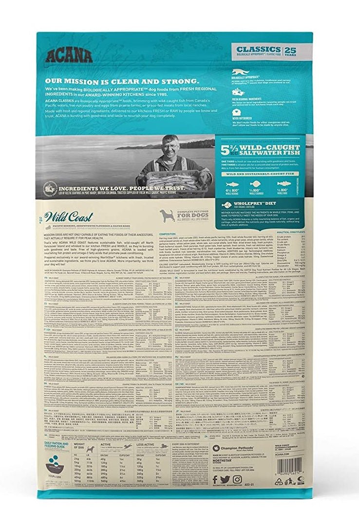 Acana Classic Wild Coast Dog Dry Food