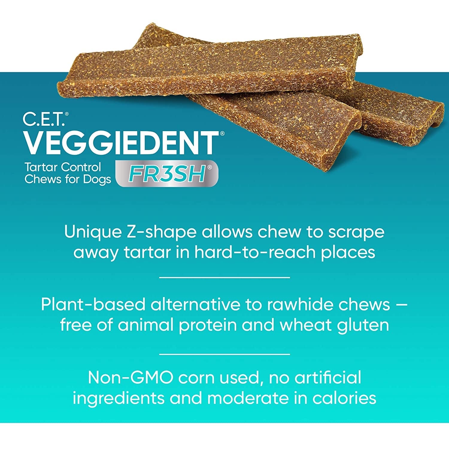 Virbac - Veggie Dent Chews For Small Dogs 5 - 10 Kgs