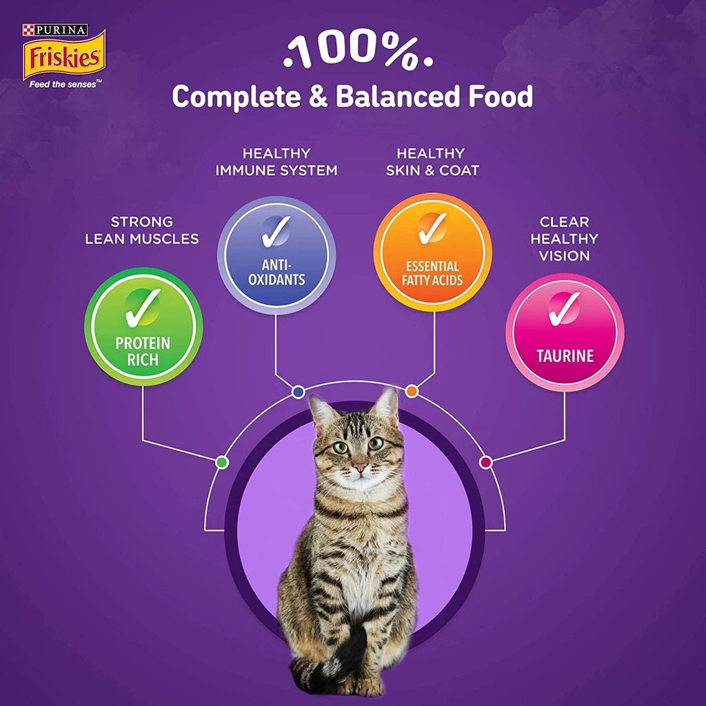 Friskies Surfin Favourities Adult Cat Dry Food