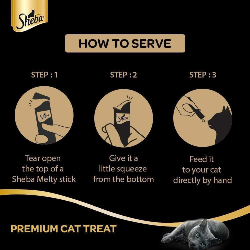 Sheba : Melty Maguro Selection Creamy Cat Treat – Tuna & Prawn Flavors
