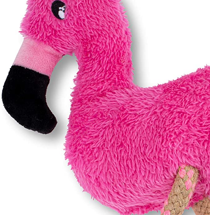 BecoPets Fernando The Flamingo Dog Toy