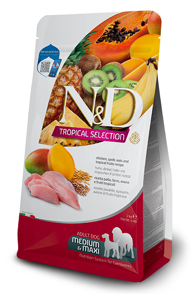Farmina N&D Tropical Selection Chicken,Spelt,Oats & Tropical