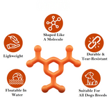 Petaholic Flying Molecule Float Fetch Toy For Dog