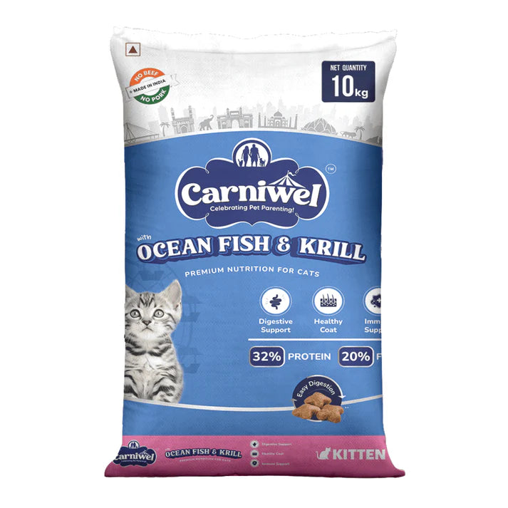 Carniwel Ocean Fish & Krill Kitten Dry Food