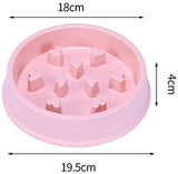 Pets Empire Plastic Slow Feeding Eating Bowl