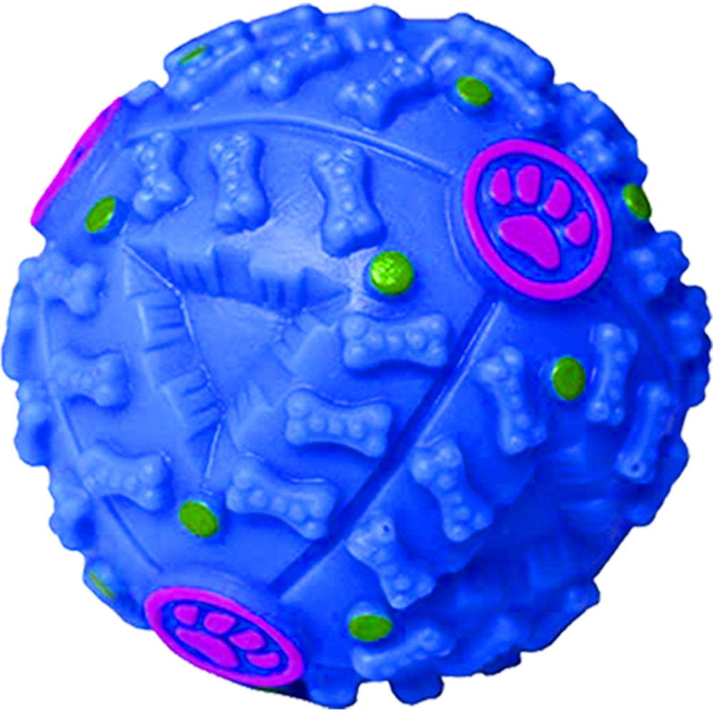 Smarty Pet Treat Dispensing Squeaky Sound Ball (Color May Vary)