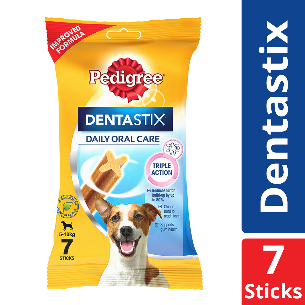 Pedigree DentaStix Daily Oral Care - Small Dogs 5-10kg (7 Sticks)