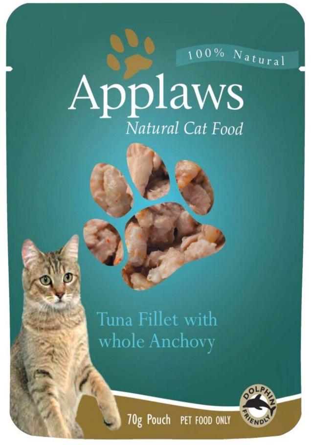 Applaws Tuna Fillet With Whole Anchovy - (Pouch)