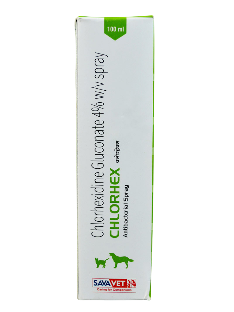 Savavet Chlorhex Spray – Chlorhexidine Gluconate 4% w/v
