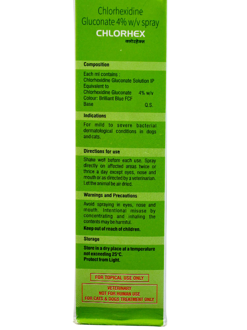 Savavet Chlorhex Spray – Chlorhexidine Gluconate 4% w/v