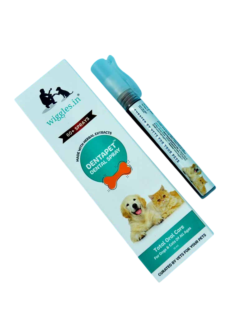 Wiggles Dentapet Dental Spray with Herbal Extracts for Dogs & Cats
