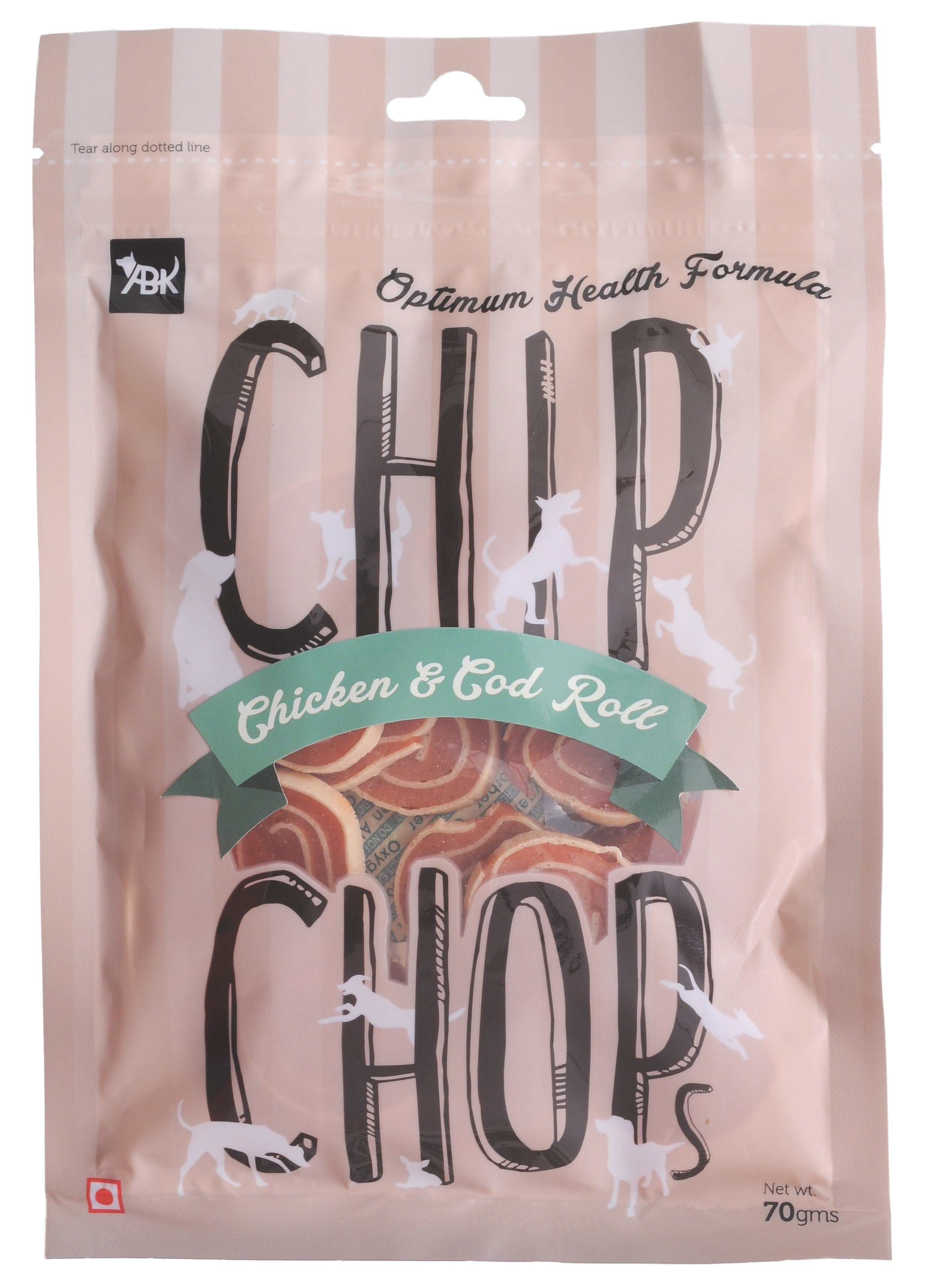 Chip Chops : Chicken & Codfish Rolls Dog Treats