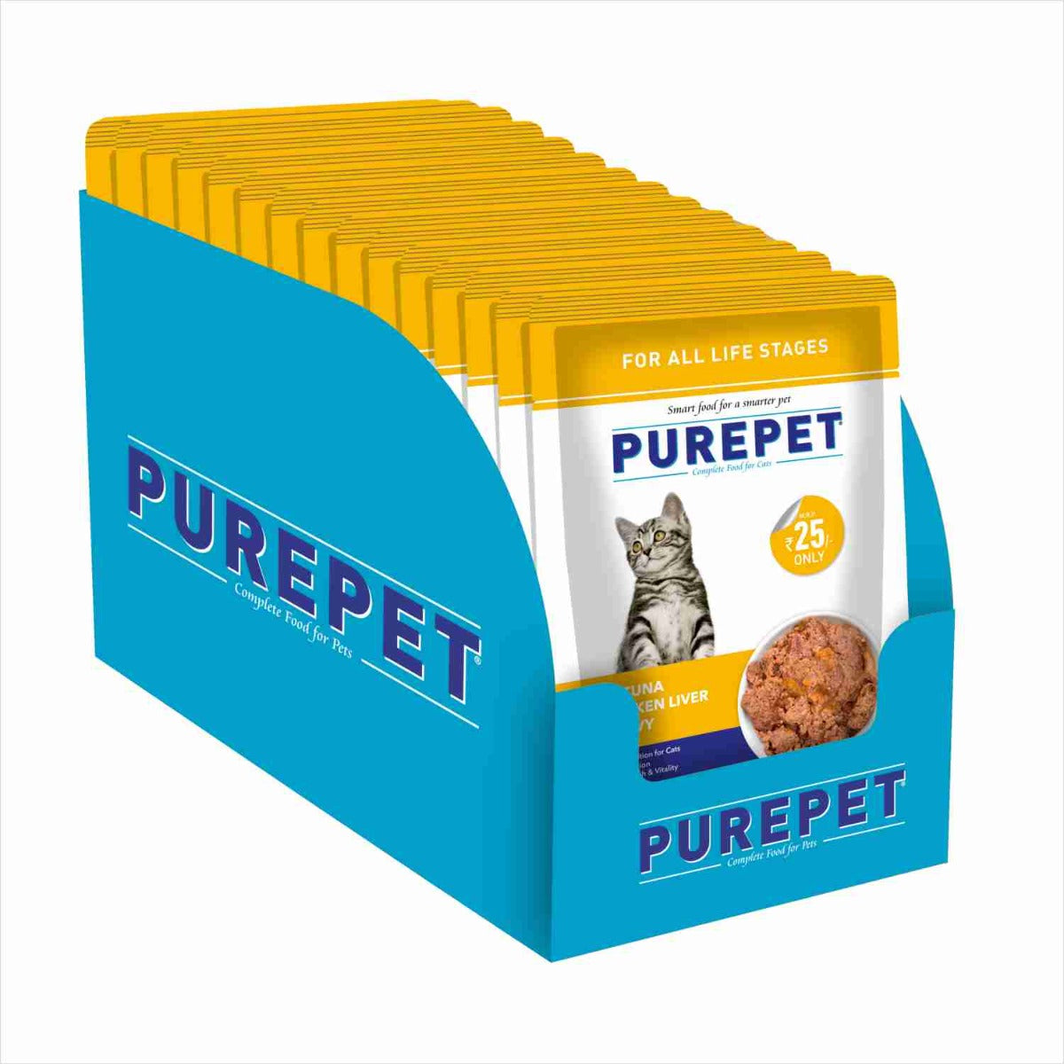Purepet Real Tuna and Chicken Liver in Gravy Adult Cat