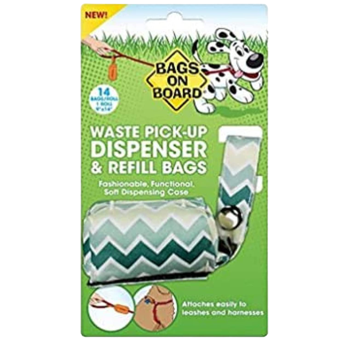 Bags On Board Fabric Waste Pick-Up Dispenser & Refill Bags