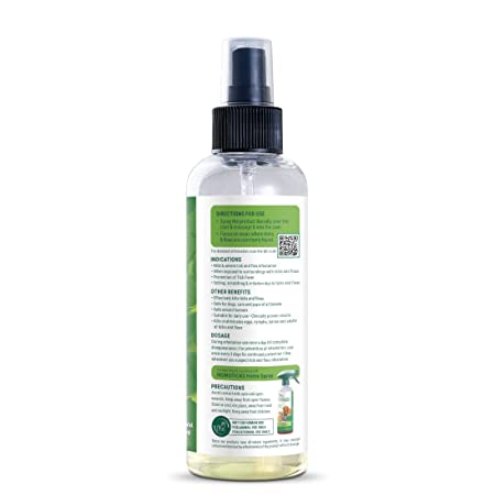 Natural Remedies Nomoticks – Anti Tick & Flea Body Spray for Dogs & Cats