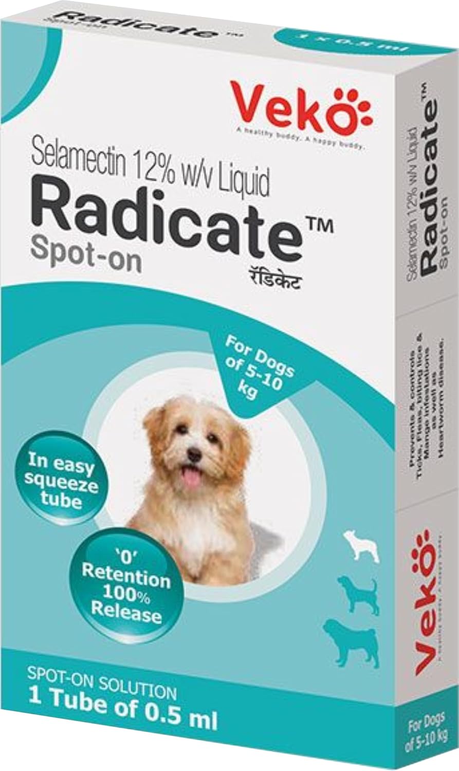 Veko Radicate Spot-On Solution for Dogs (5–10 kg)
