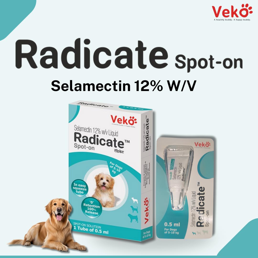Veko Radicate Spot-On Solution for Dogs (5–10 kg)
