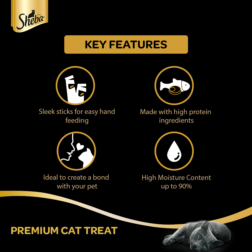 Sheba : Melty Maguro Selection Creamy Cat Treat – Chicken & Whitefish Flavors