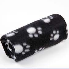 Trixie Beany Fleece Blanket - Black