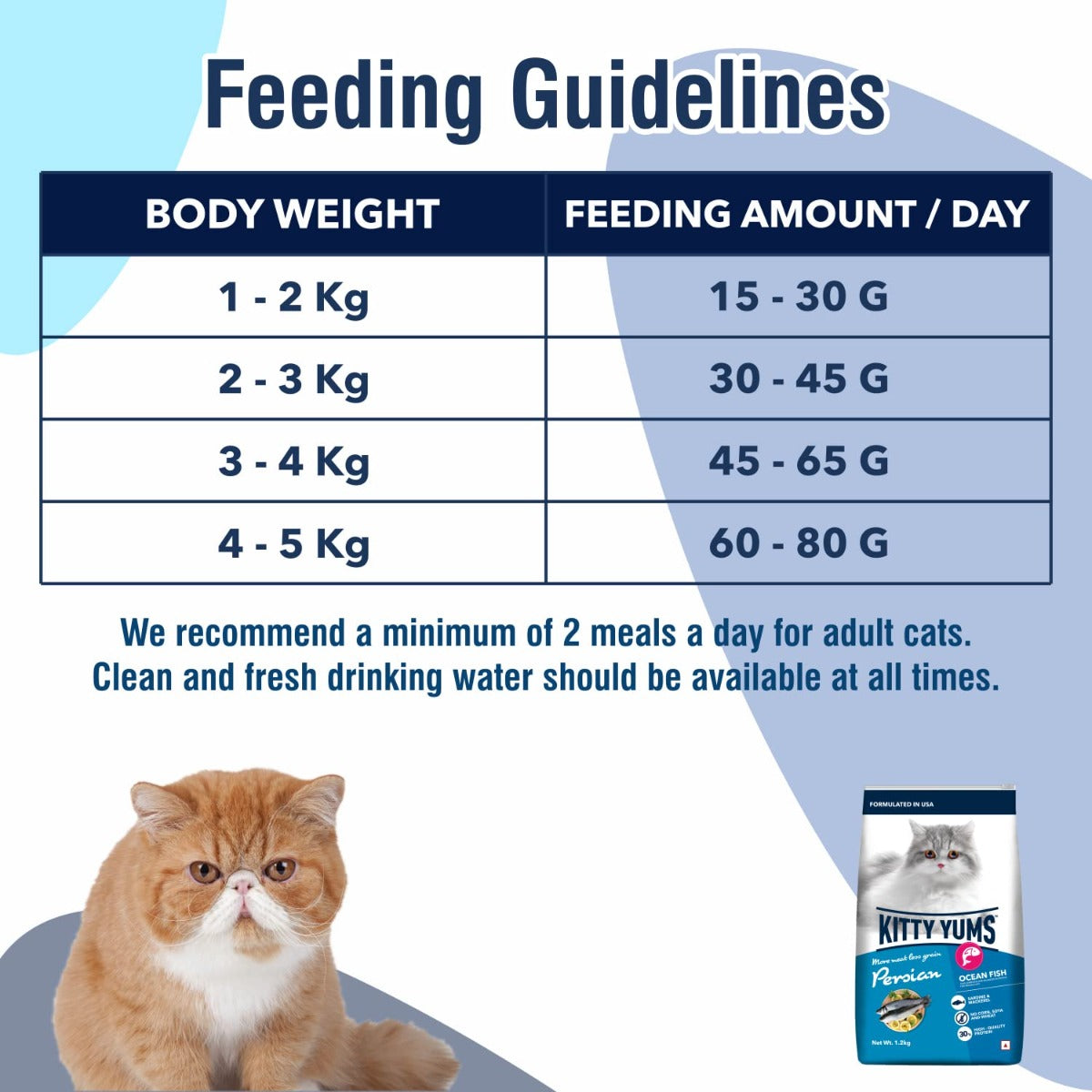 Kitty Yums Ocean Fish Persian Cat Dry Food
