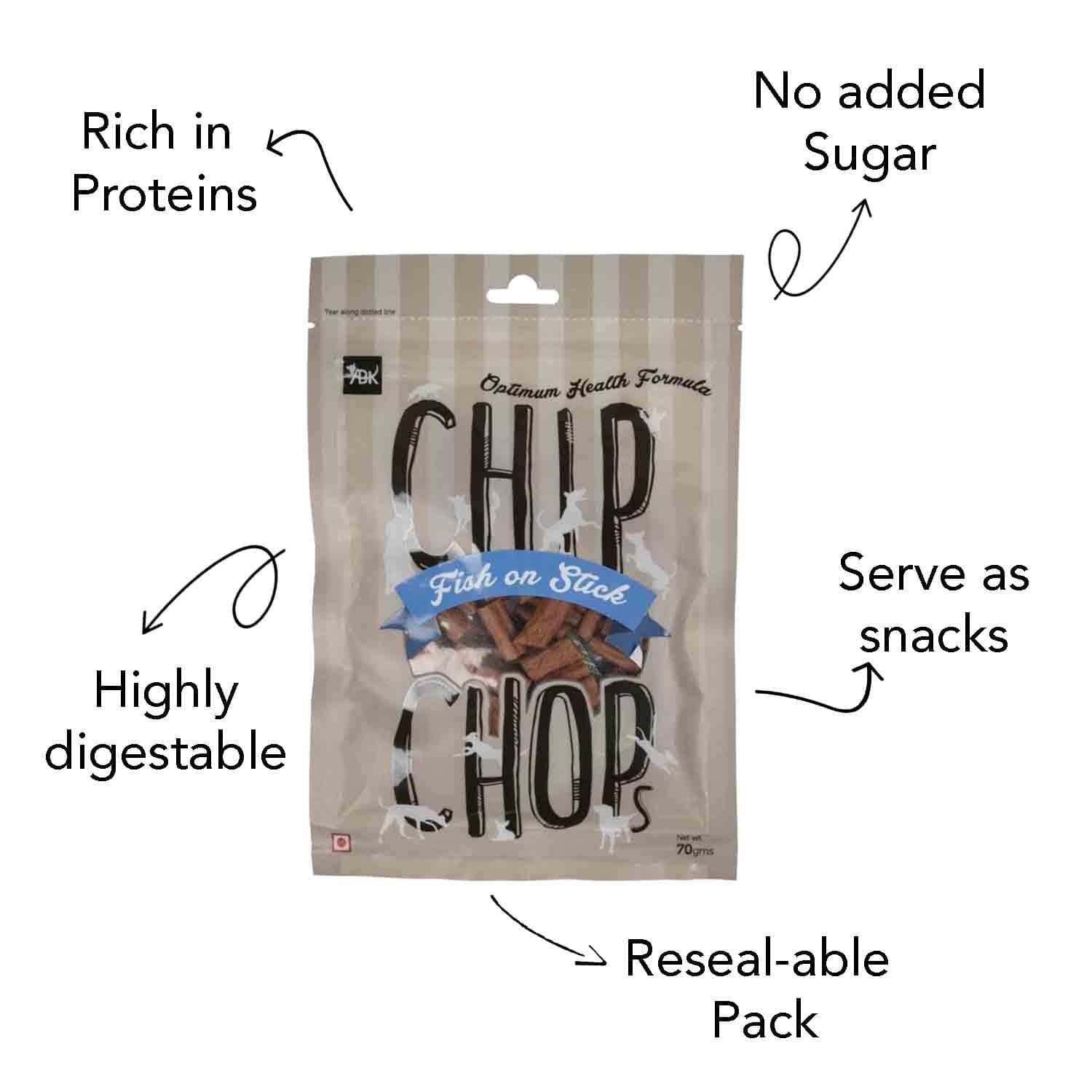 Chip Chops Fish On Sticks