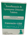 Canicon: Canrocin L150 - Enrofloxacin & Lysozyme Chloride Tablets