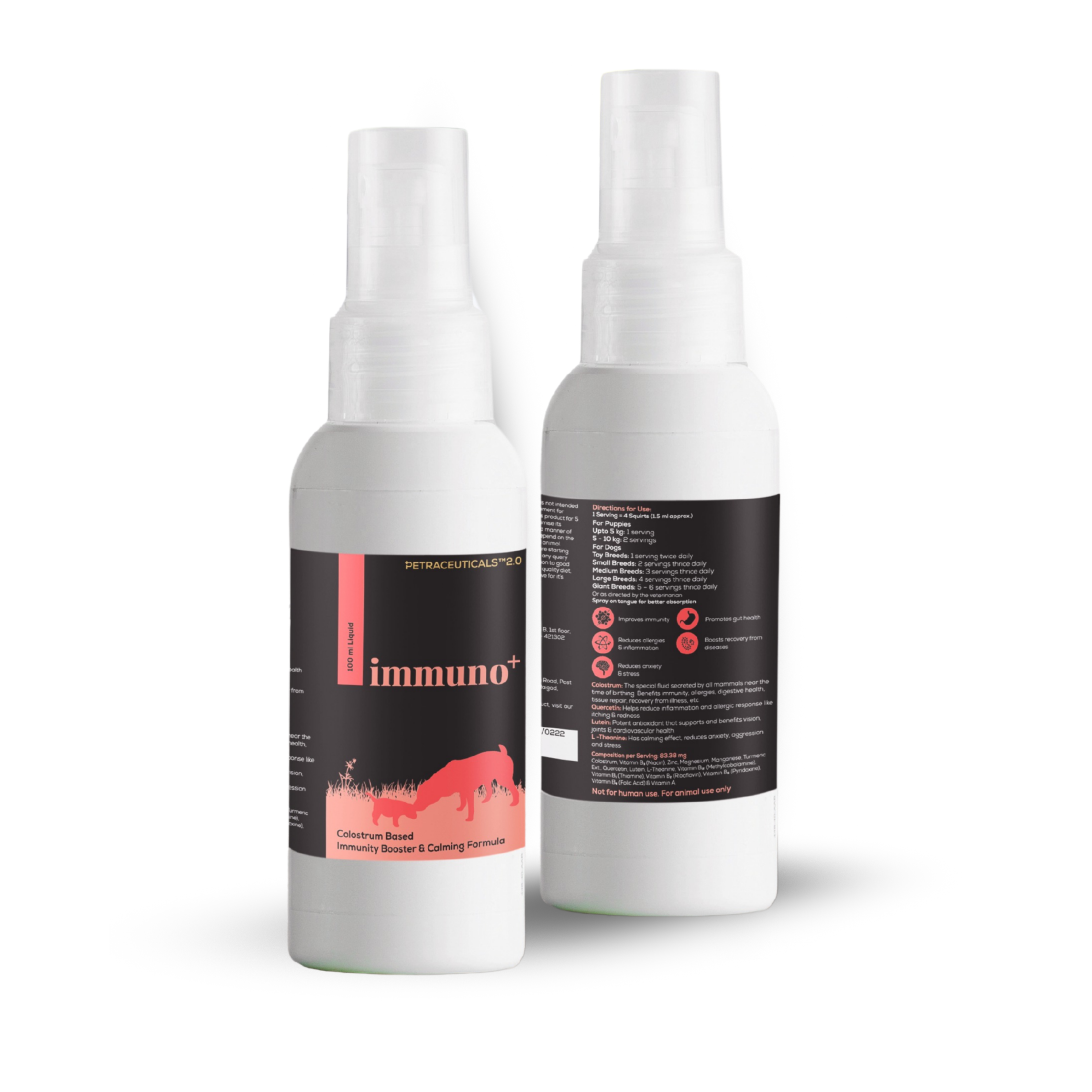 Venttura Immuno+ Liquid – Colostrum-Based Immunity Booster & Calming Formula