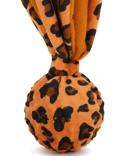 Basil Soft Plush With TPR Squeaky Spike Ball For Dog