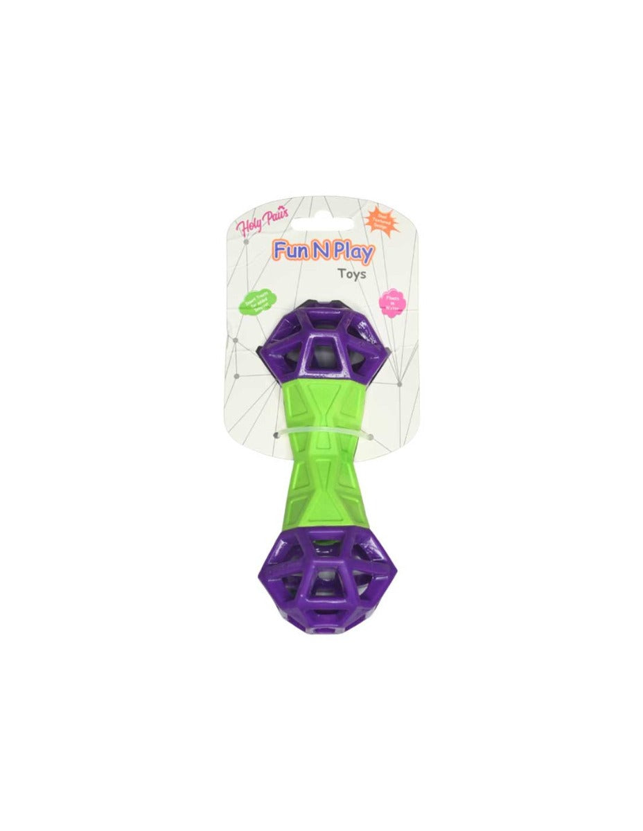 Holypaws Fun N Play Foraging Squeaky Dumbell