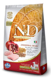 Farmina N&D Ancestral Grain Chicken Spelt Oats & Pomegranate Light Mini & Medium Adult Dog Dry Food
