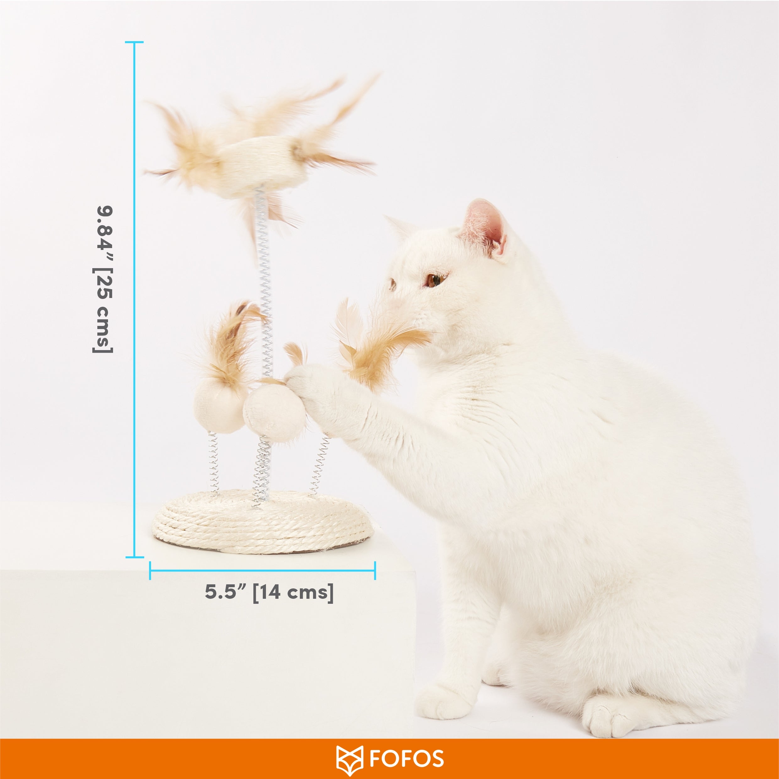 Fofos Natural Wobbler Scratching Cat Toy