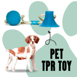 Basil Vacuum Suction Cup With Rope And Chew Ball Dog Toy