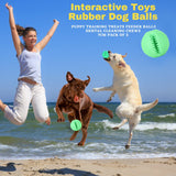 Basil Solid Ball with Hollow Centre & Grooves in Sides Dog Toys