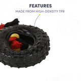 Basil Wagtastic Toyz  Tyre With Rope