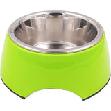 Smarty Pet Stainless Steel & Melamine Anti-Skid Plain Bowl