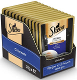 Sheba Chicken Premium Loaf Cat Pouch 70 G (Pack Of 12) - Ecom Pack