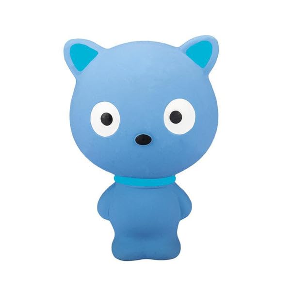 EE Toys Latex Rubber Squeaky Blue Bouncy Cute Dog Toy