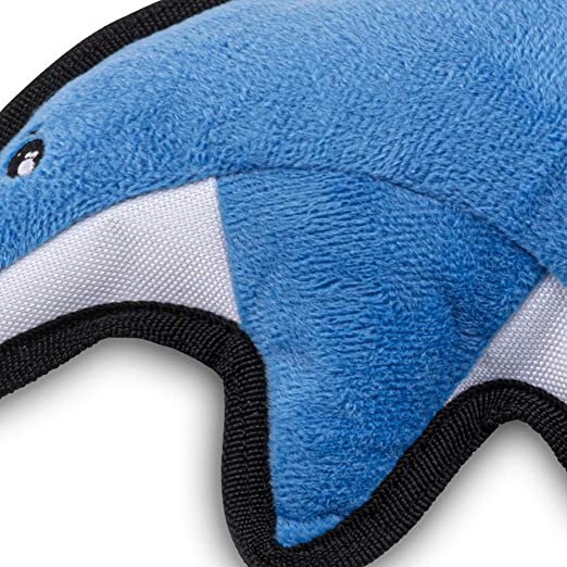 BecoPets Rough & Tough Dolphin Dog Toy
