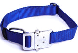 Kennel Cotton Adjustable M.S. Click Lock Collar (1")