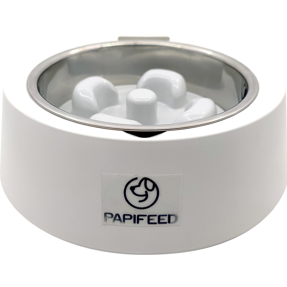 Papifeed Slow Feed Multifunctional Digital Scale Pet Feeder Weighing Bowl