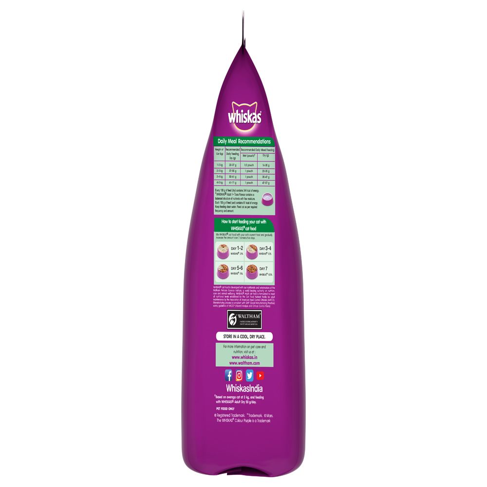Whiskas Tuna Flavour Adult Cat Dry Food