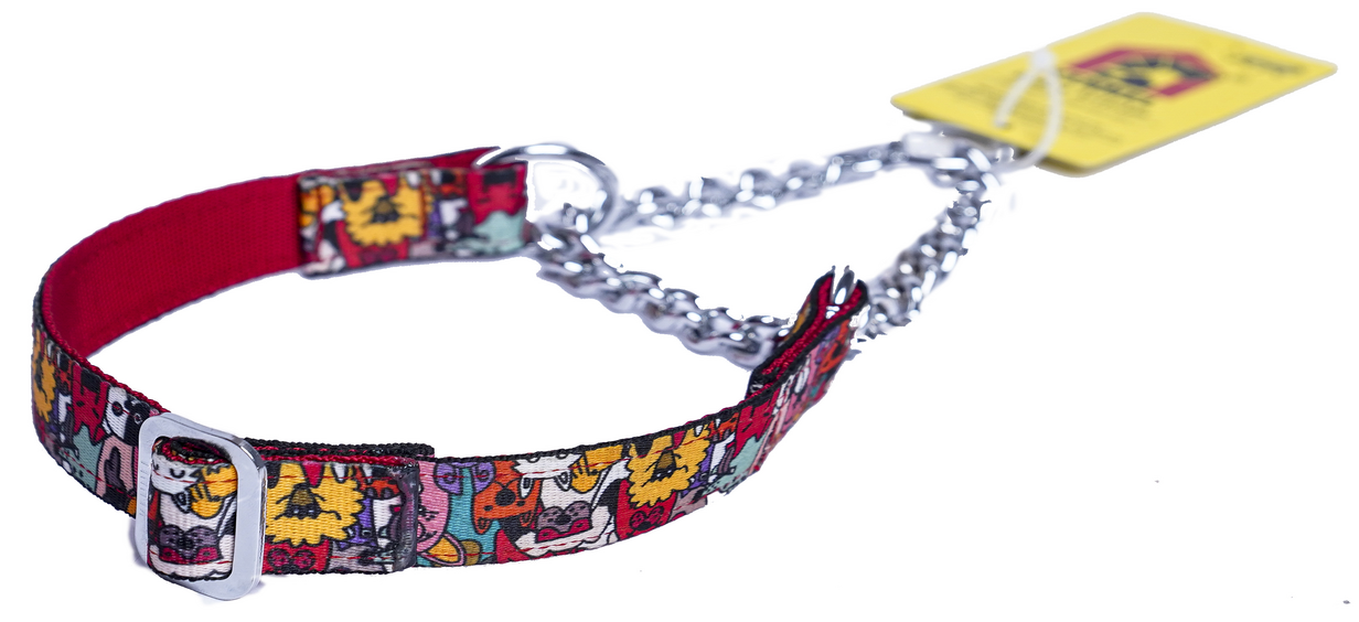 Kennel Dogs Printed Nylon Chain Collar No.2 (3MM)