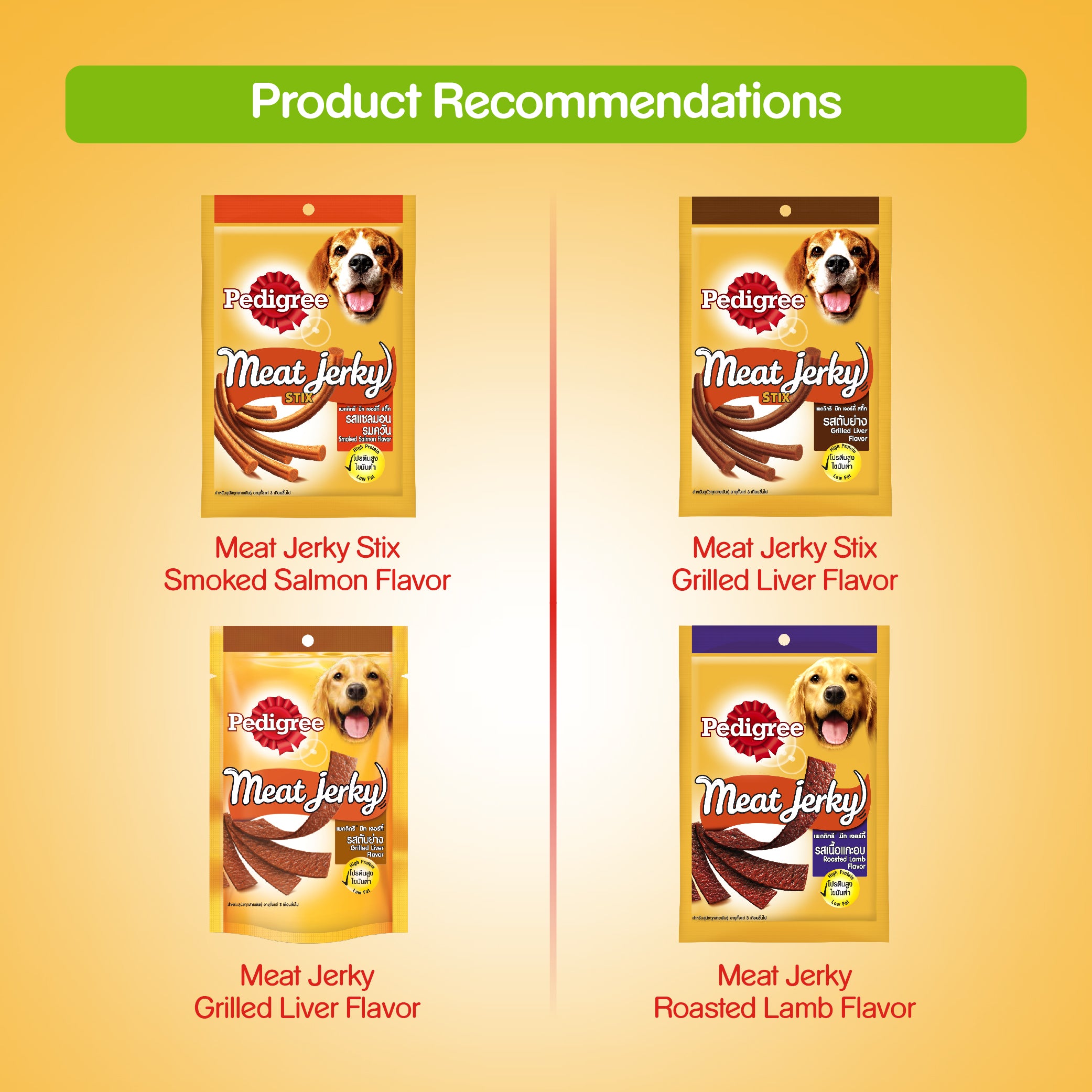 Pedigree Meat Jerky Stix Bacon Flavor