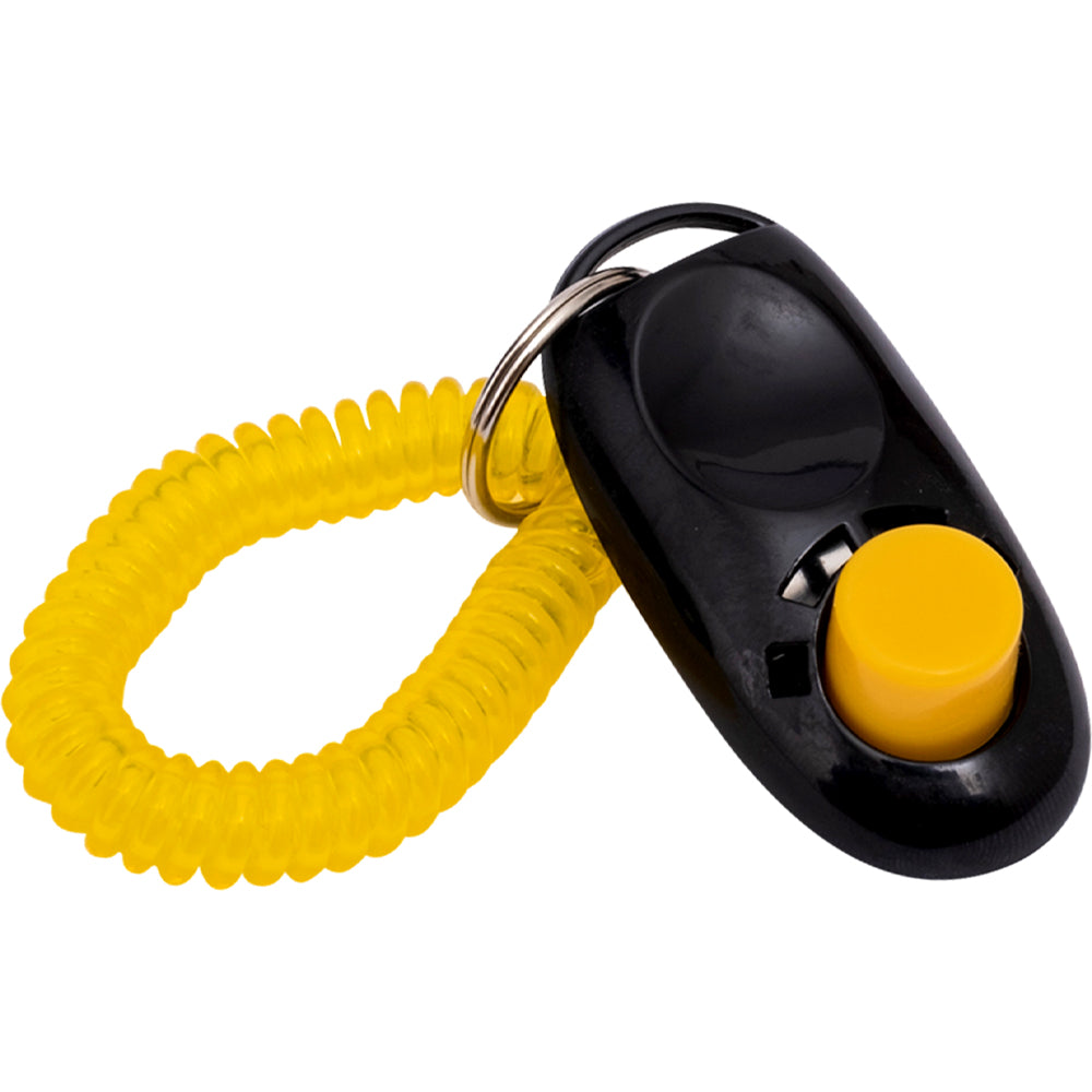 Smarty Pet Training Clicker With Spiral Chain