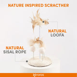 Fofos Natural Wobbler Scratching Cat Toy