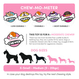 Fofos Cute Treat & Squeak Dog Toy