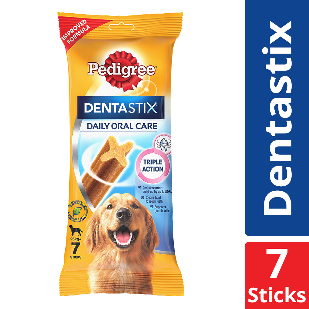 Pedigree DentaStix Daily Oral Care - Large Dogs 25kg+ (7 Sticks)