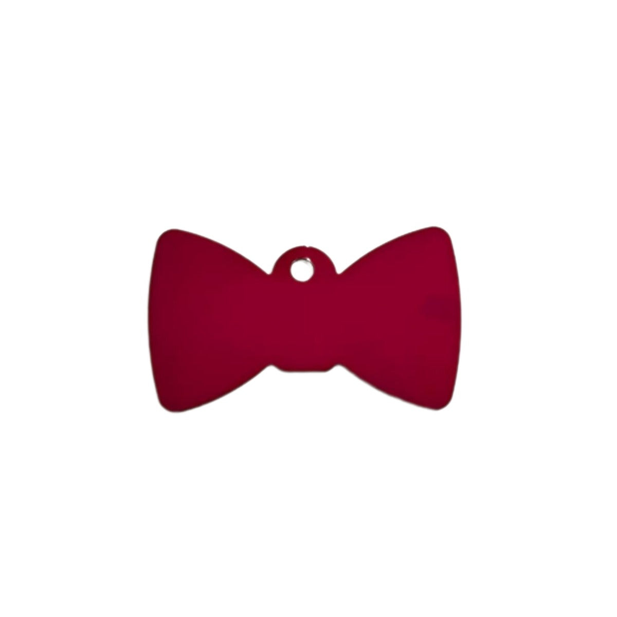 Kennel Aluminium Bow Shape Name Tag - Medium